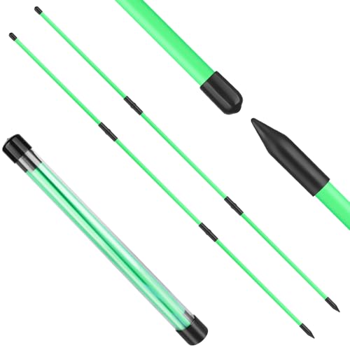 Golf Alignment Sticks - 48" Foldable Training Aid (2 Pack)