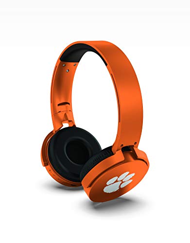 Bluetooth Headphones with Microphone - Clemson Tigers Colors