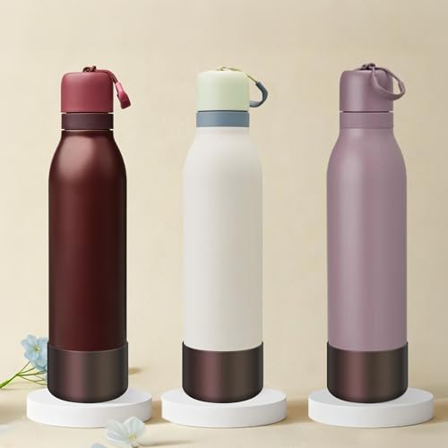 2pcs Silicone Protective Boot for 24oz Water Bottles - Chameleon Black Cherry