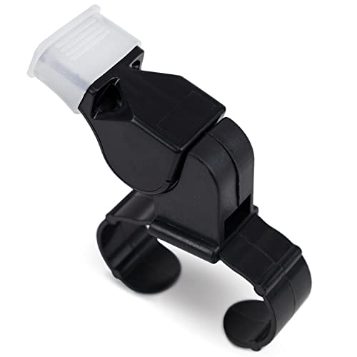 Pealess Finger Grip Whistle for Referees and Coaches - Weatherproof