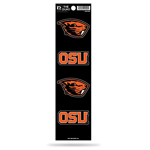 Oregon State Beavers Quad Decal Set - 4 Vinyl Stickers