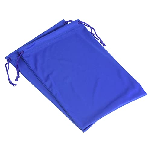Microfiber Ski Goggle Bag - Soft Storage Sleeve, Blue
