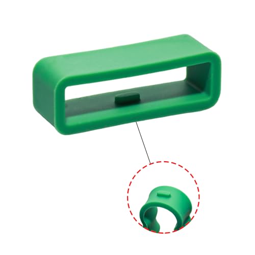 Silicone Watch Band Loop Replacement Holder - Green