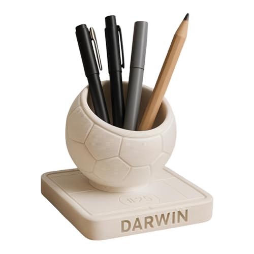 Soccer Pen Holder - 3D Printed Personalized Desk Organizer