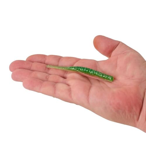 PowerBait Saltwater Bonga Stick Fishing Bait - Electric Chicken, 4"
