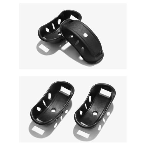 6 Pack Chin Guards for Helmets - Soft PVC Chin Cup Pads