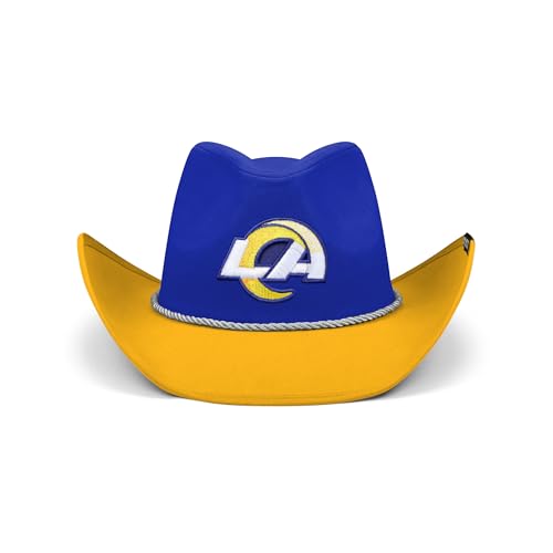 Los Angeles Rams Two Tone Cowboy Hat - Unisex Adult
