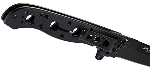 CRKT M16-03KS Folding Pocket Knife: Sandvik Steel Blade with Stainless Steel Handle, Carson Flipper Opening, and Frame Lock