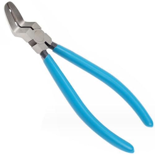 Diagonal Cutting Pliers Wire Flush Cutters Car Push Retainer Rivet Trim Clip Pry Puller Clips Panel Assortments Puller Auto Body Tools (Light Blue)