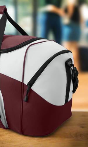Large Virginia Tech Duffel Bag - Deluxe Hokies Luggage - Maroon