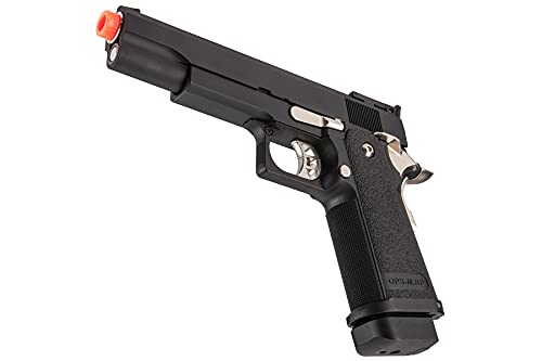 Hi-Capa 1911 Airsoft Pistol - Black, Gas Blowback with Speed Loader