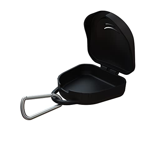 GAME ON Custom Ventilated Protective Mouth Guard Case - Black