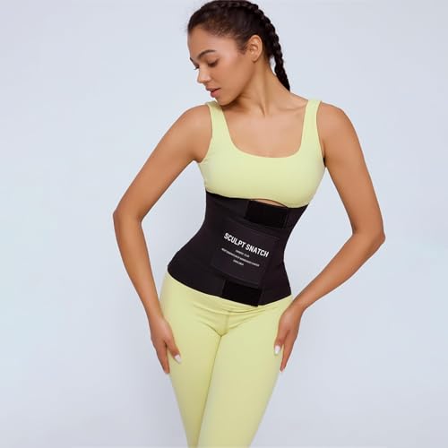 Women's Tummy Control Waist Trainer - Medium Black