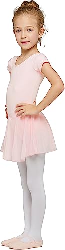 Toddler Ballet Leotard with Skirt - Ballet Pink, 2-4T
