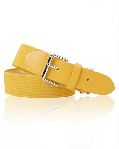Stelle Bright Yellow Baseball & Softball Belt - Adjustable Youth & Adult