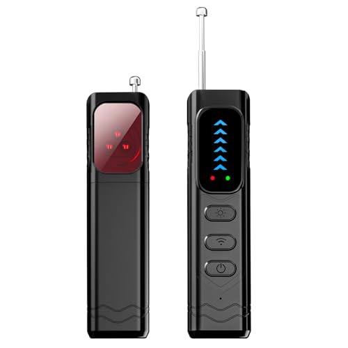 Hidden Camera Detectors,GPS Tracker Detector,Portable Anti-Spying and Bug Sweeper Device,Wireless Signal and RF Scanner,Hidden Camera Finder for Travel,Hotels,Home,Office,Car