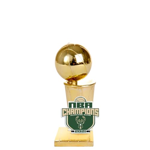 Milwaukee Bucks 2021 NBA Champions Paperweight - 4 Inches Tall