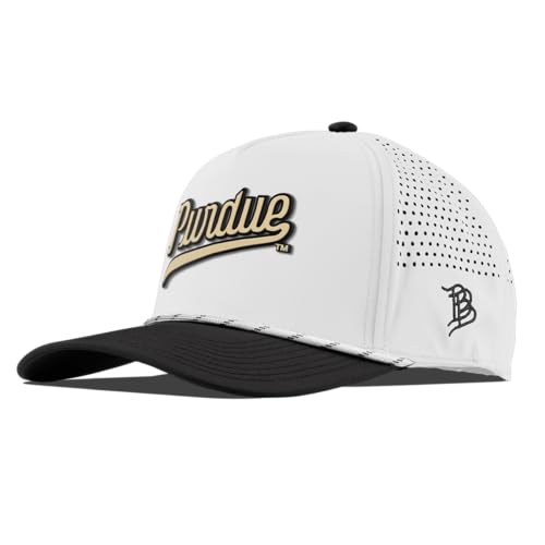 Branded Bills Purdue Boilermakers College Team Logo Curved 5 Panel Hat for Men