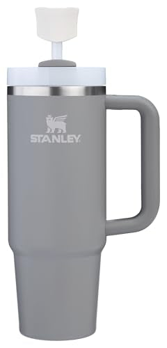 Stay Smooth Straw Topper 2-Pack - Pale Stone Silicone Cap