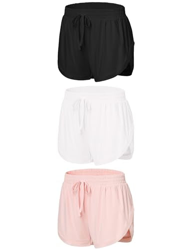 EXARUS Girls 12Y Athletic Shorts 2-in-1 Sports Running Workout Cheer Set