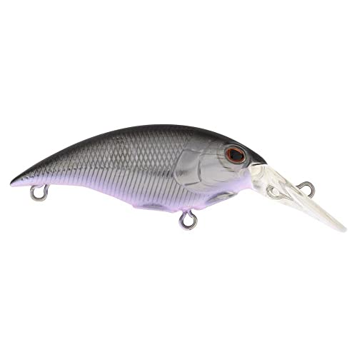Money Badger Fishing Hard Bait - Black Silver, 2.1in (1/4 oz)