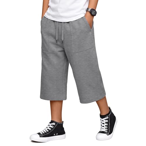 Boys Wide Leg Capri Pants - Soft, Breathable Fabric