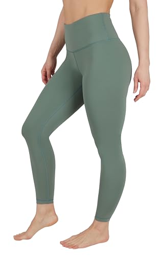 High Waist Ankle Leggings - Elastic Free V-Back Design