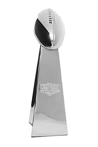 Fantasy Football Trophy - 14 Inch Chrome Replica Award
