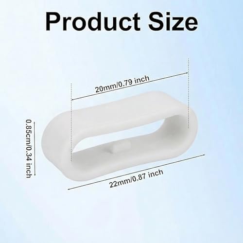 Silicone Fastener Rings for MagicBand 2.0 & Plus - 12 Pack Black & White