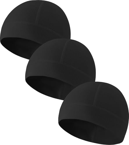 Cooling Skull Cap Helmet Liner for Men & Women - Black Set A