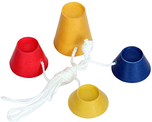 Winter Golf Tees - Multi-Coloured Rubber, 16 Pcs, 4 Heights (12mm, 17mm, 22mm, 37mm)