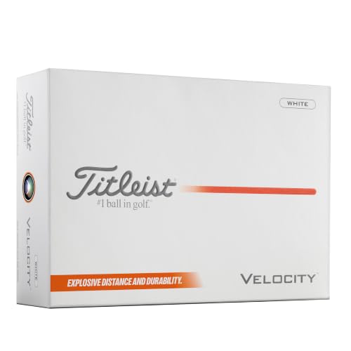 Velocity Golf Balls - White - Maximum Distance & Speed