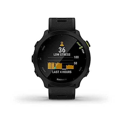 Garmin Forerunner 55 GPS Running Watch - Black (Renewed)