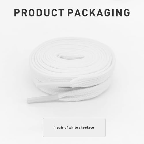 Cotton Blend Shoelaces for Samba Classic, Spezial, Gazelle - 54in White