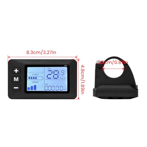 Electric Bike LCD Display G51 - Universal E-Bike Speedometer with Backlight