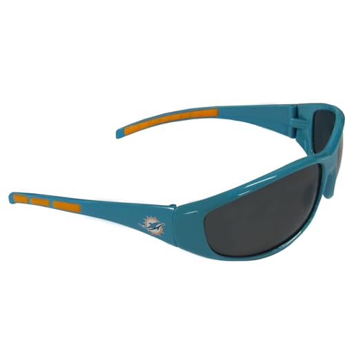 Miami Dolphins Men's Wrap Sunglasses - Large