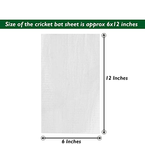 Transparent Cricket Bat Anti-Scuff Protection Sheets - 2 Pack