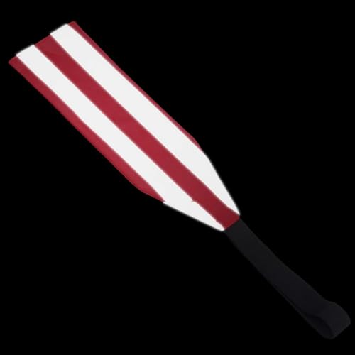 Kayak Safety Warning Flag with Reflective Strips - Red