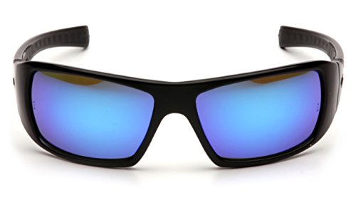 Safety Glasses - Pyramex Goliath Black Frame with Clear Anti-Fog Lens