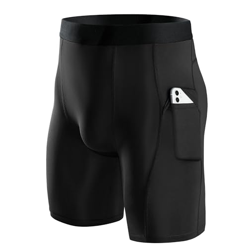 Compression Shorts for Men - X-Large Black Athletic Baselayer