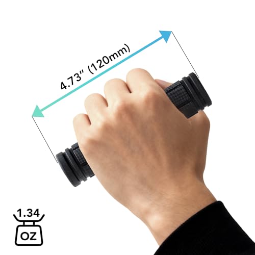 Non-Slip Rubber Bike Handlebar Grips for MTB, BMX and Scooters - 22mm