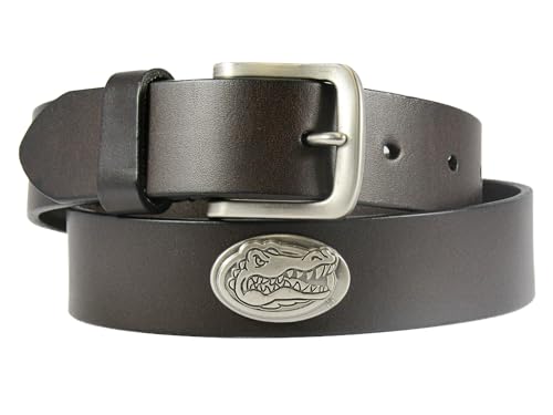 Florida Gators Leather Concho Belt - Brown / 34