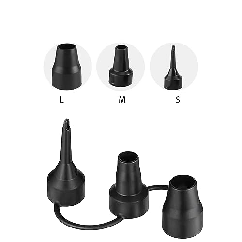 Inflatable Pump Nozzle Set - 3 Sizes for Air Mattress & Toys