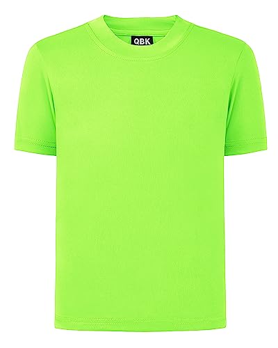 Youth Athletic Short Sleeve Tee - UPF 50+ Dry Fit - 8 Years Green
