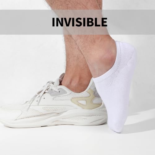 Nroktia 6/10 Pairs Non-Slip No Show Socks Men's & Women's Low-Cut