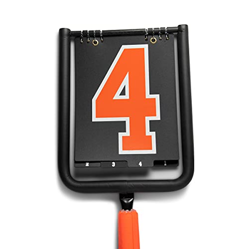 Deluxe Football Down Indicator Box and Chains Set - Orange