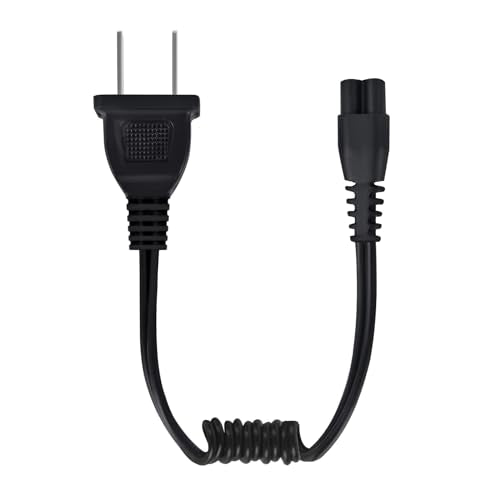Universal Stun Gun Charger Cord - 15.3 Inch 2-Hole Power Cable