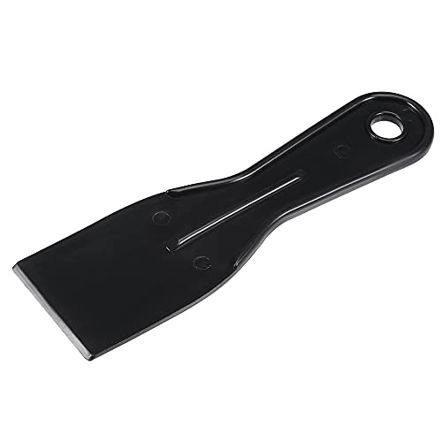 uxcell Putty Scraper 2" ABS Plastic Spatula Drywall Patch Repair Spreader Wall Covering Smoother Black 4Pcs