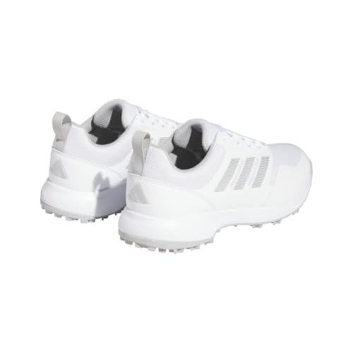 Women's Spikeless Golf Shoes - White/Grey Two/Silver Metallic