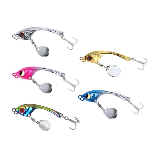 FANGBLUE Type F 4-1/4oz Metal VIB Fishing Lure Spinner Jigging Spoons